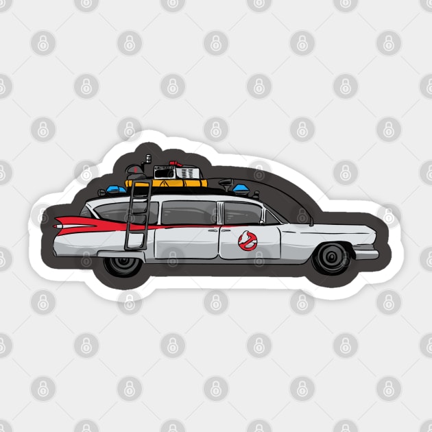 Ecto-1 Sticker by The Brothers Co.